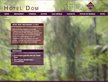 Tablet Screenshot of hoteldom.es